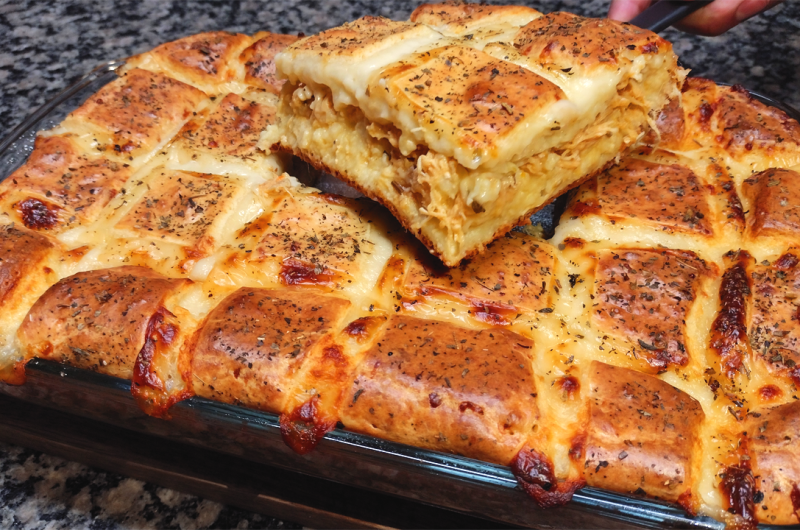 Torta de Frango de Liquidificador