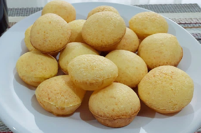pão de queijo no liquidificador