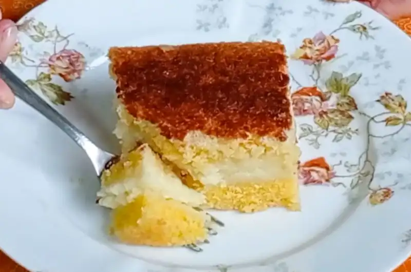 Bolo de Fubá Cremoso de Liquidificador
