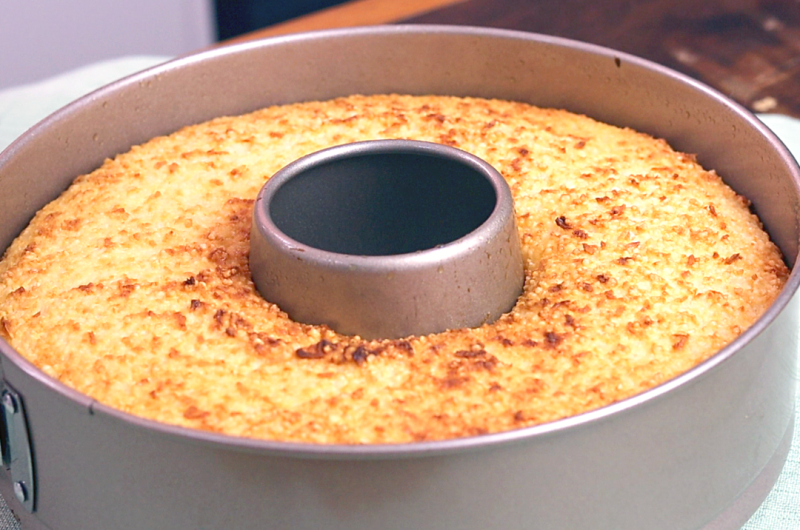 Bolo de Tapioca Granulada