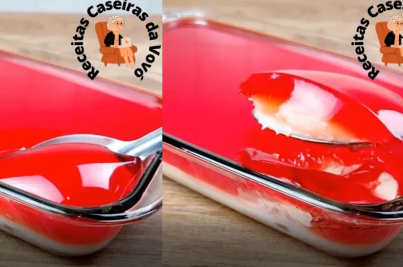 Sobremesa Barata com Gelatina