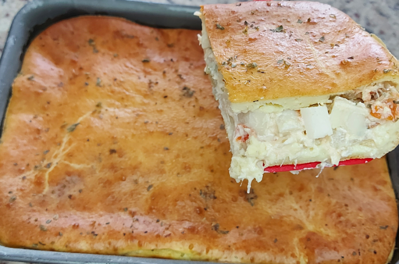 Torta de Palmito Cremosa de Liquidificador