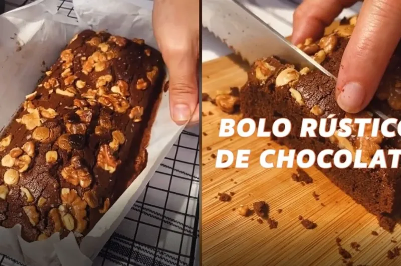 Bolo Rústico de Chocolate