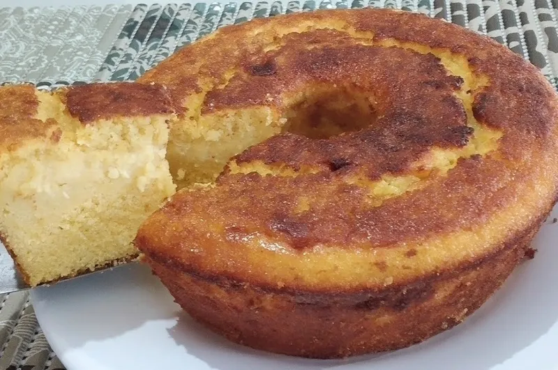 Bolo de Milho de Latinha Cremoso