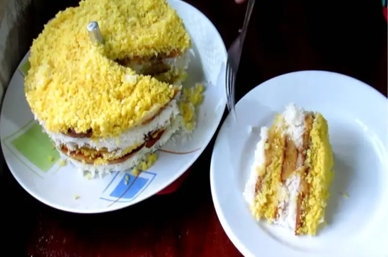 Cuscuz Recheado de Farinha de Milho com Farinha de Arroz