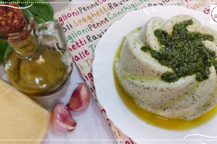 Mousse Salgada de Manjericão
