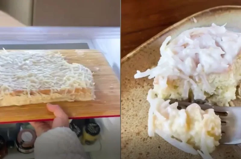 Bolo Gelado de Coco (Toalha Felpuda)