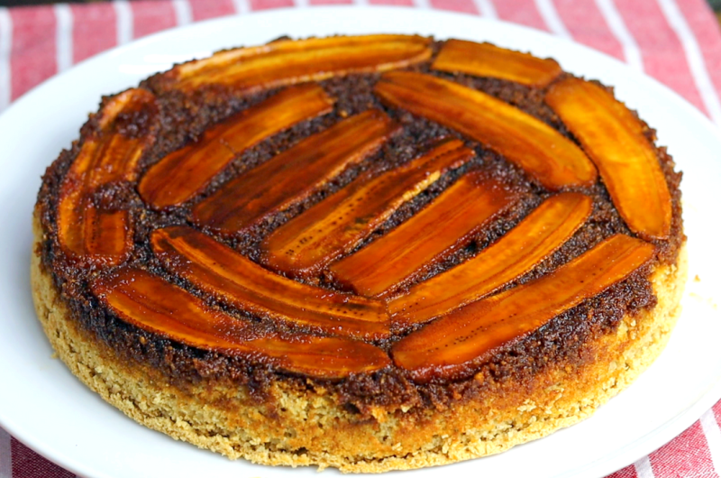 Bolo de Banana Caramelada