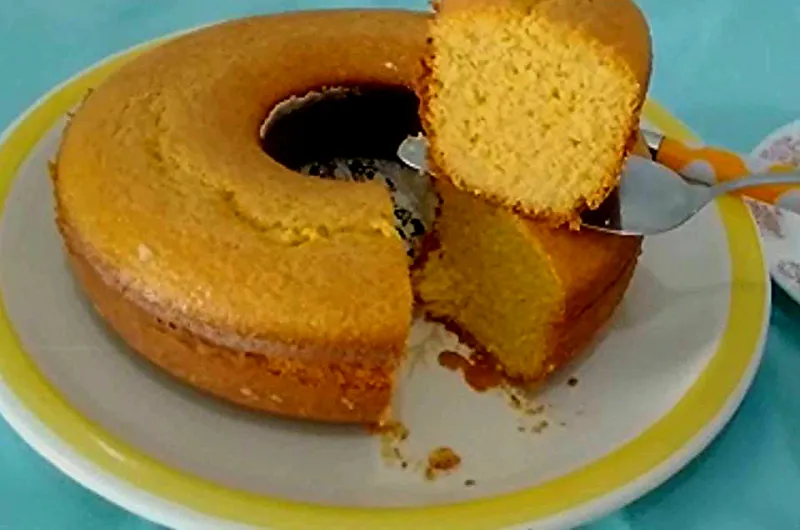 Bolo de Milho de Liquidificador