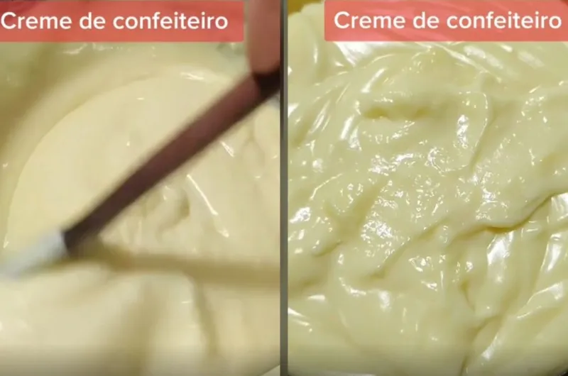 Creme de Confeiteiro para Cobertura e Recheio de Bolos