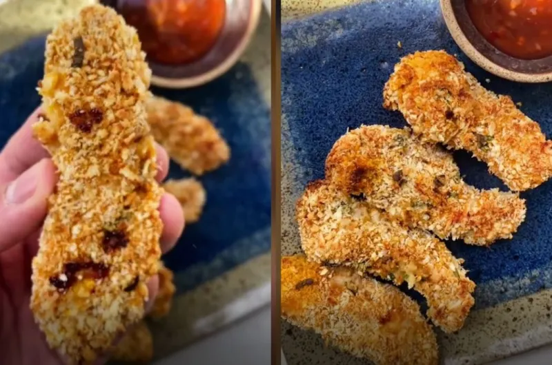 Frango Crocante Sem Fritar