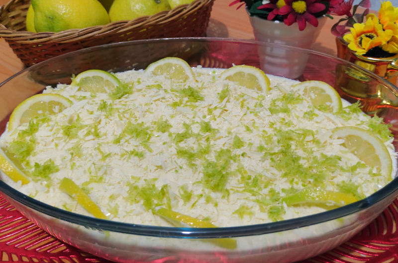 Mousse de Limão Siciliano com Chocolate Branco