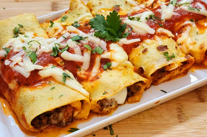 Panqueca de Carne Moída Simples
