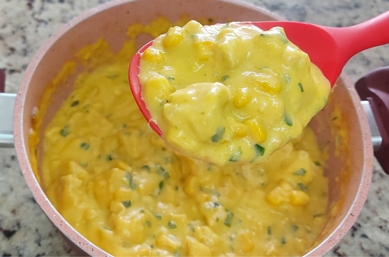 Peito de Frango com Creme de Milho