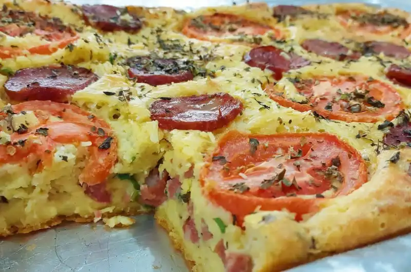 Torta de Calabresa de Liquidificador