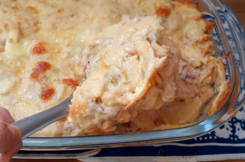 Bacalhau Gratinado com Batatas