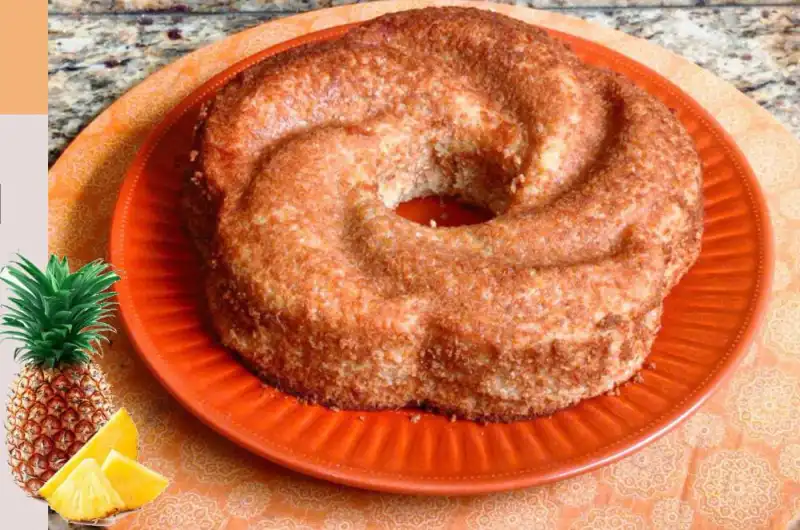 Bolo de Abacaxi Fit