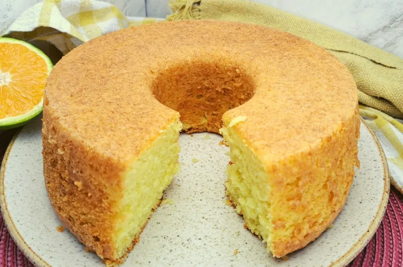 Bolo de Laranja de Liquidificador