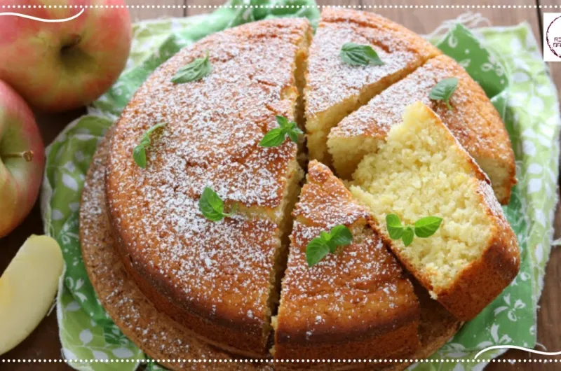 Bolo de Maçã de Liquidificador