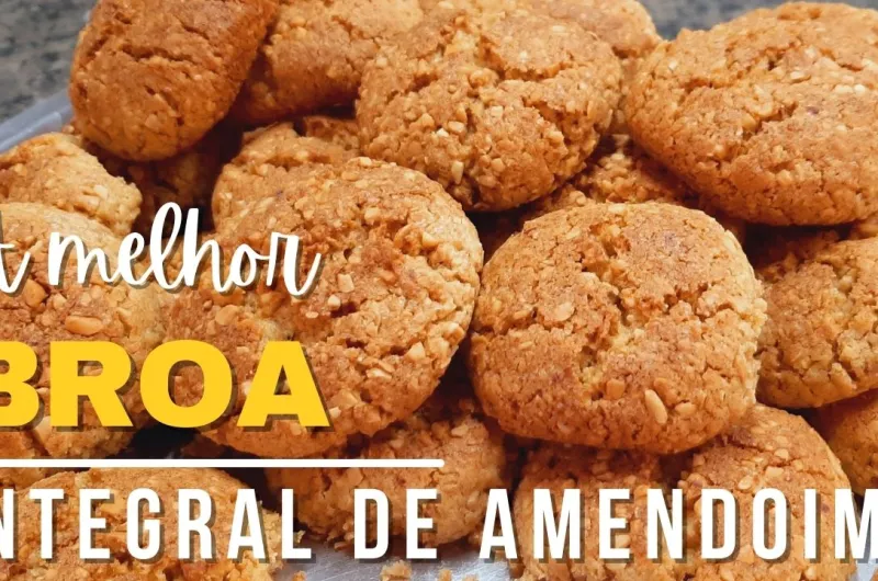 Broa de Amendoim com Aveia e Farinha Integral