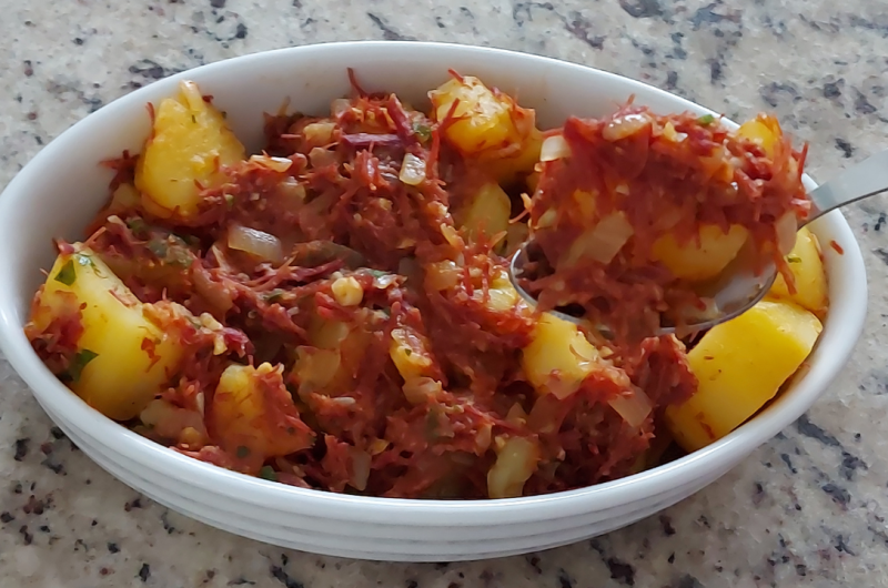Carne Seca com Batatas