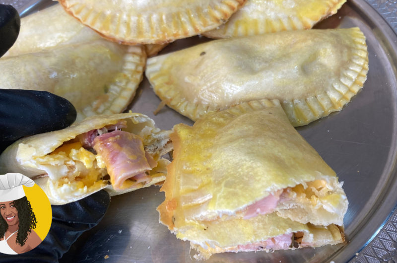 Pastel de Presunto e Queijo no Forno
