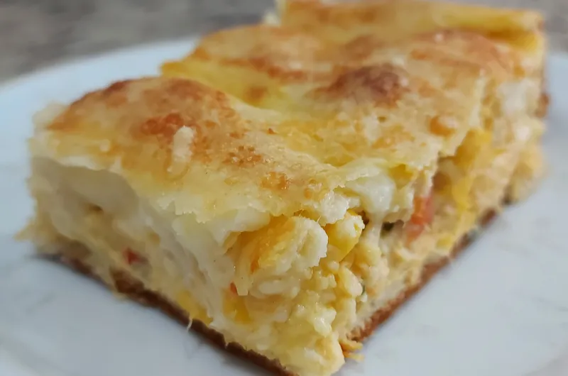 Torta de Frango com Catupiry