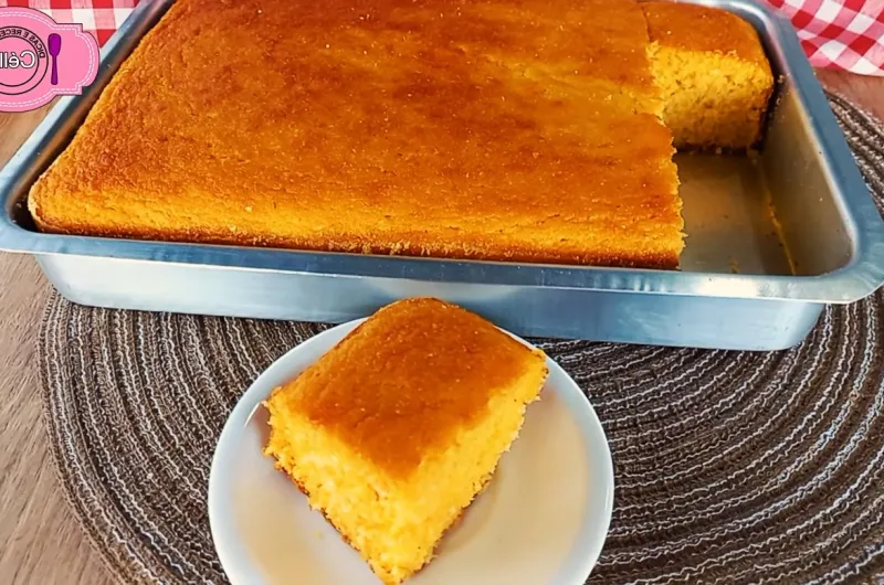 Bolo de Milho Verde Fofinho