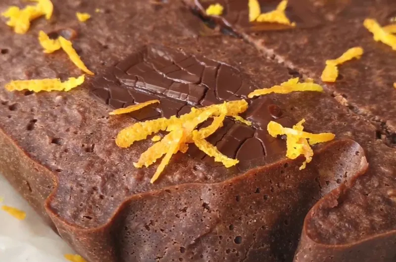 Brownie de Chocolate com Laranja