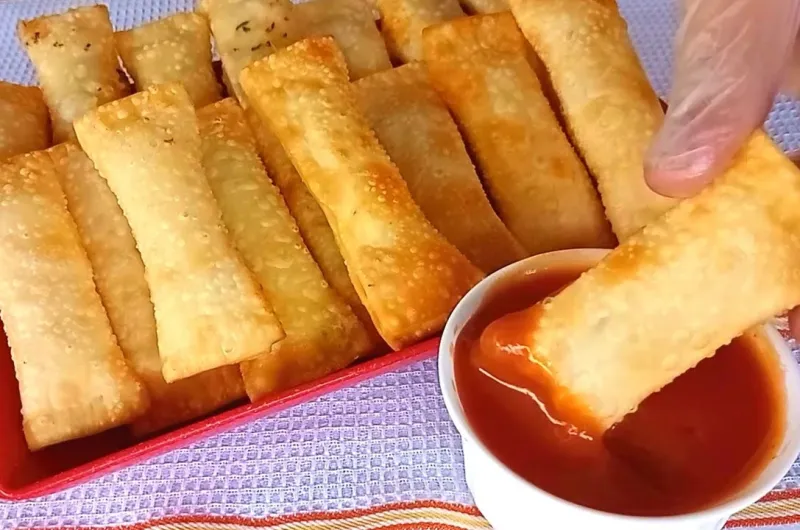 Pastel Aperitivo de Queijo com Apenas 2 Ingredientes