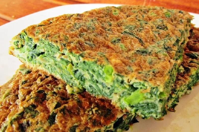 Omelete de Espinafre