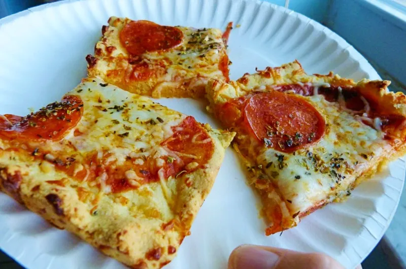 Pizza Caseira de Pão