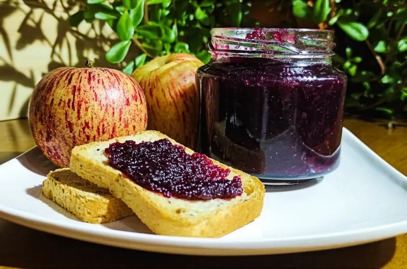 Geleia Diet de Maçã com Vinho