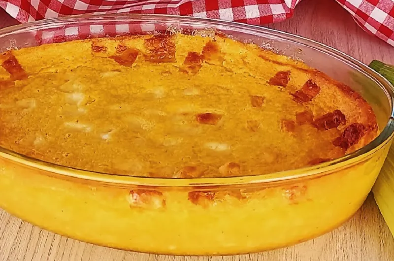 Pamonha de Forno com Queijo