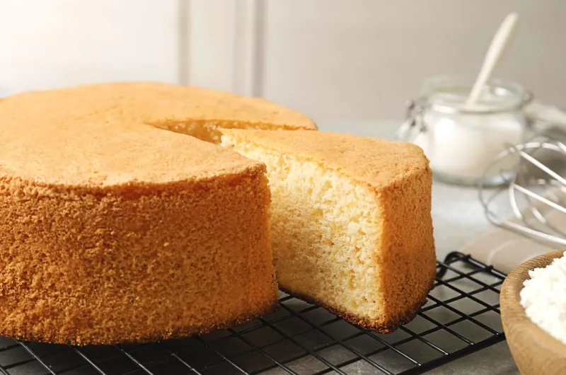 Bolo de Baunilha Fácil