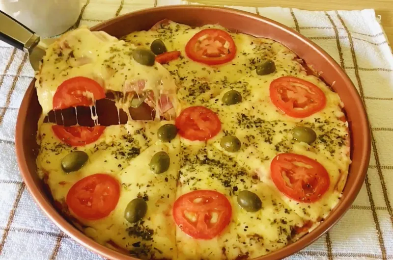 Pizza de Liquidificador
