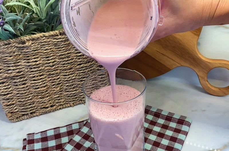 Shake Proteico de Morango