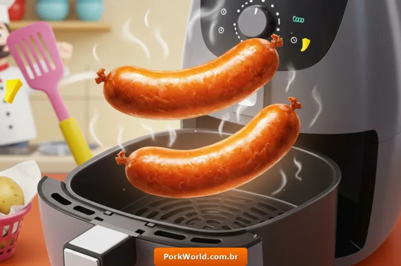 Linguiça na Airfryer