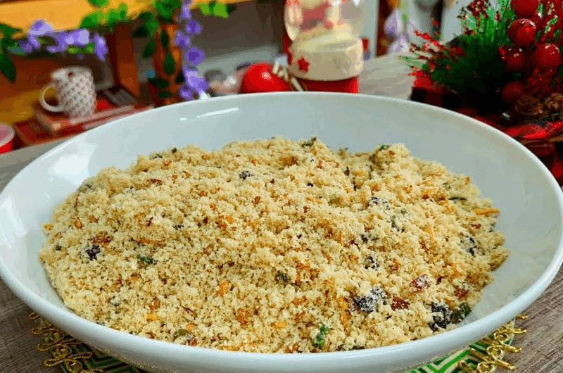 Farofa com Bacon (Receita de Natal e Ano Novo)