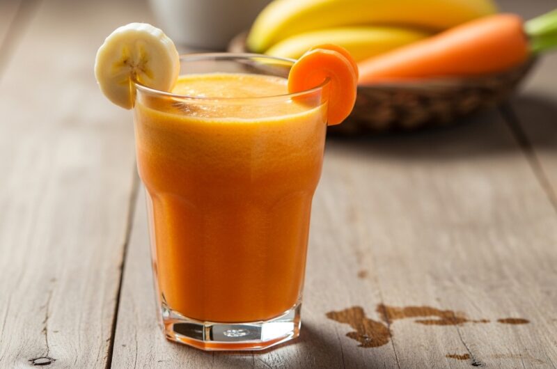Suco de Cenoura com Banana