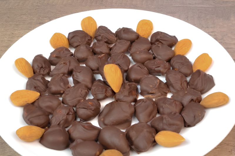 Amêndoas com Chocolate (Receita de Natal)