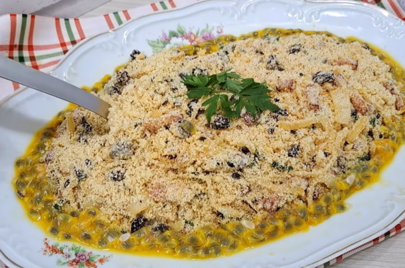 Farofa de Maracujá (Receita de Natal e Ano Novo)