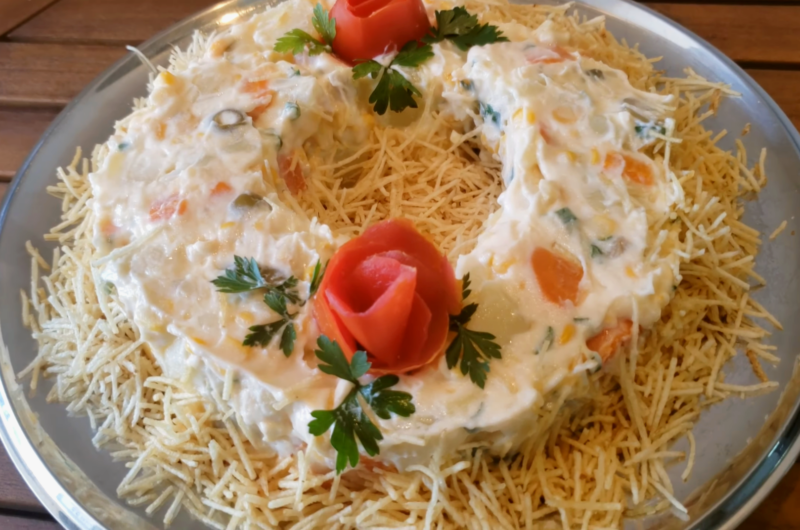 Salada de Maionese Simples (Receita de Natal)