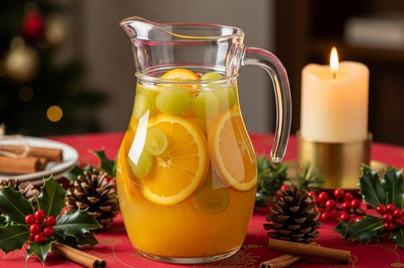 Sangria de Vinho Branco/Clericot (Receita de Natal)