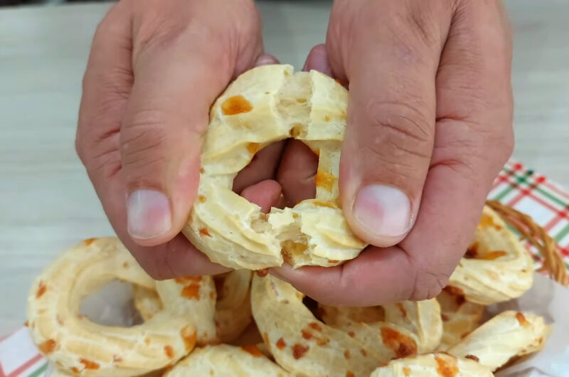 Rosquinhas Salgadas de Polvilho e Queijo