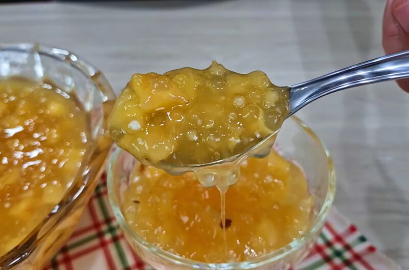 Sagu de Abacaxi Cremoso