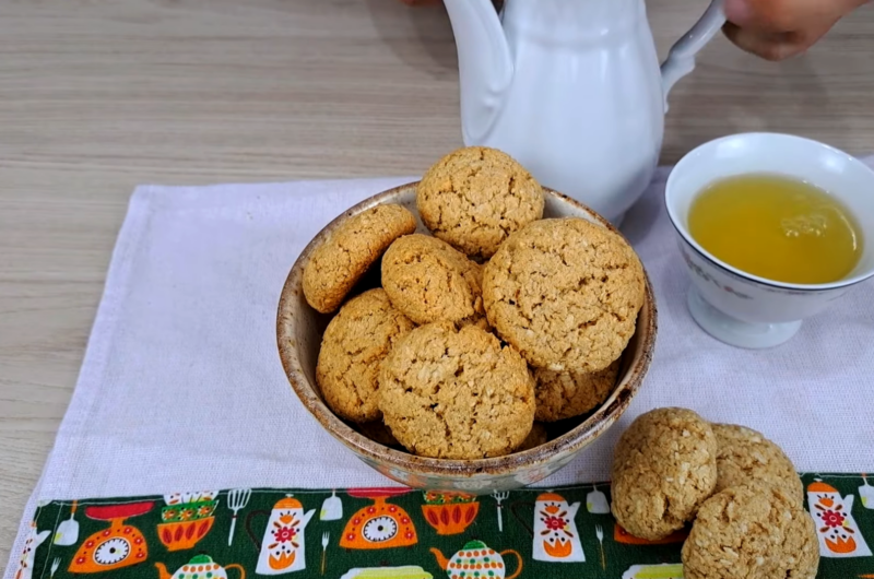 Bolachinhas de Coco com Aveia