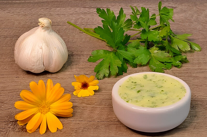 Manteiga de Alho com Ervas