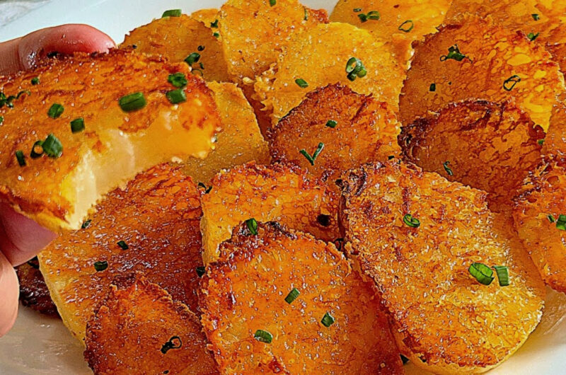 Batata no Forno com Crosta de Parmesão
