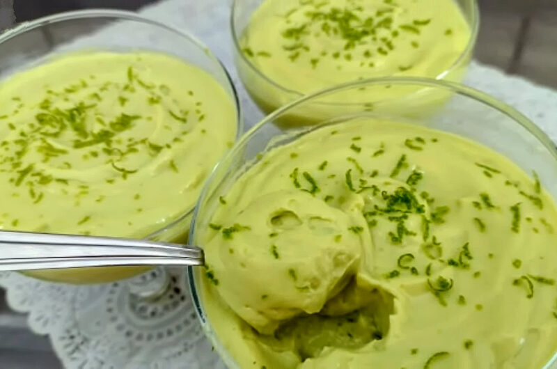 Creme de Abacate com Limão